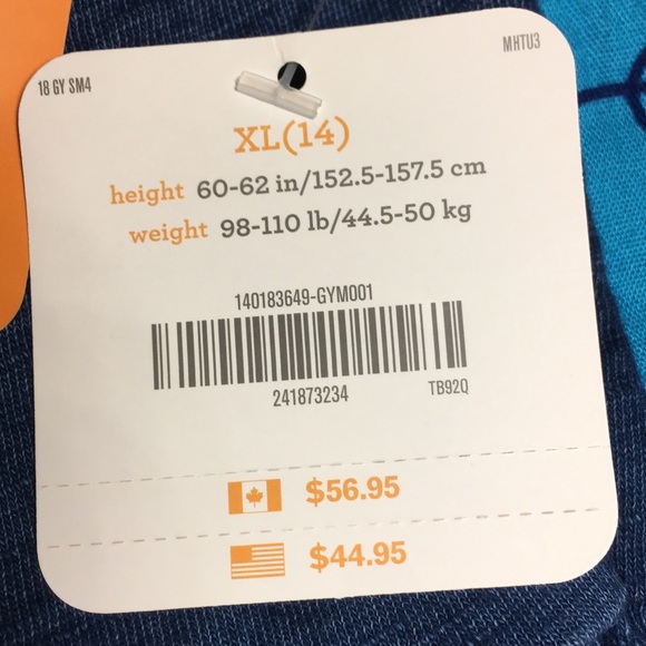 🍍 NWT Gymboree Girls Indigo Tiered Tank Dress XL (14) - Picture 10 of 10